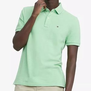 Tommy Hilfiger Green Custom Fit Polo Shirt